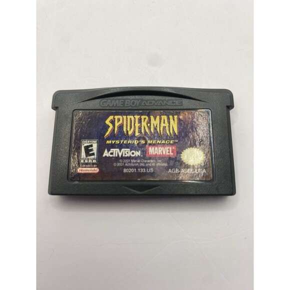 Spider-Man: Mysterio's Menace (Nintendo Game Boy Advance, 2001) Authentic Tested - Picture 1 of 2